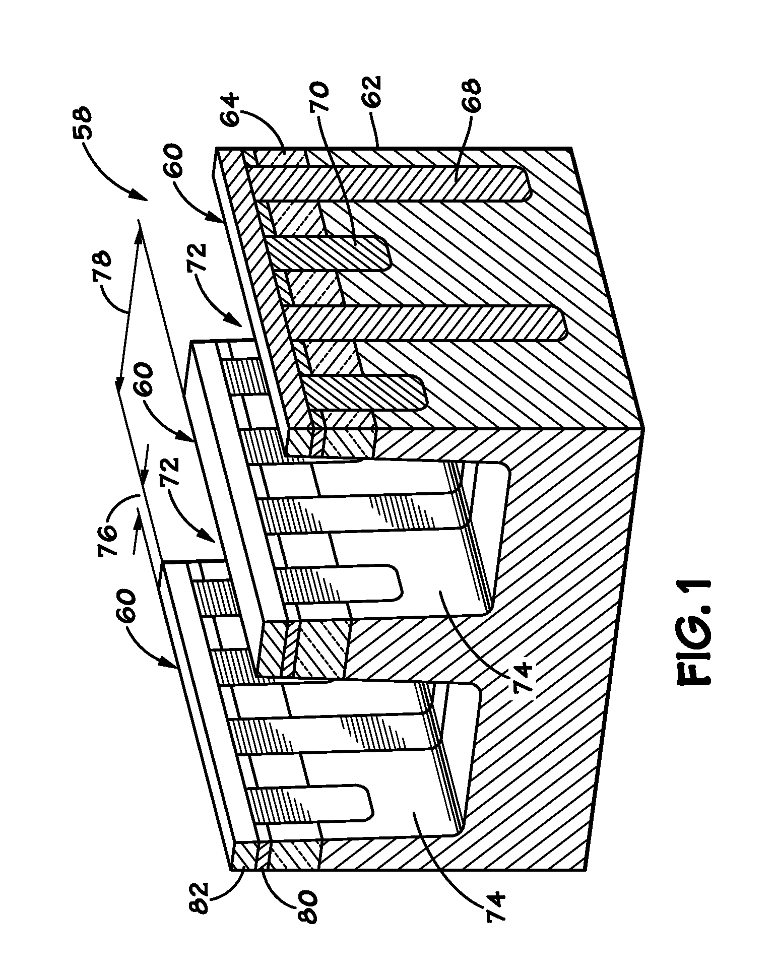 Cross-hair cell wordline formation