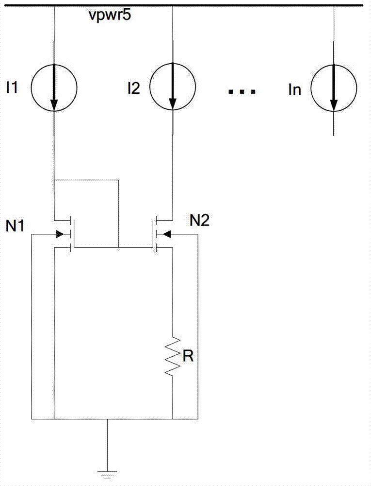 A circuit for compensating the voltage coefficient of the reference current