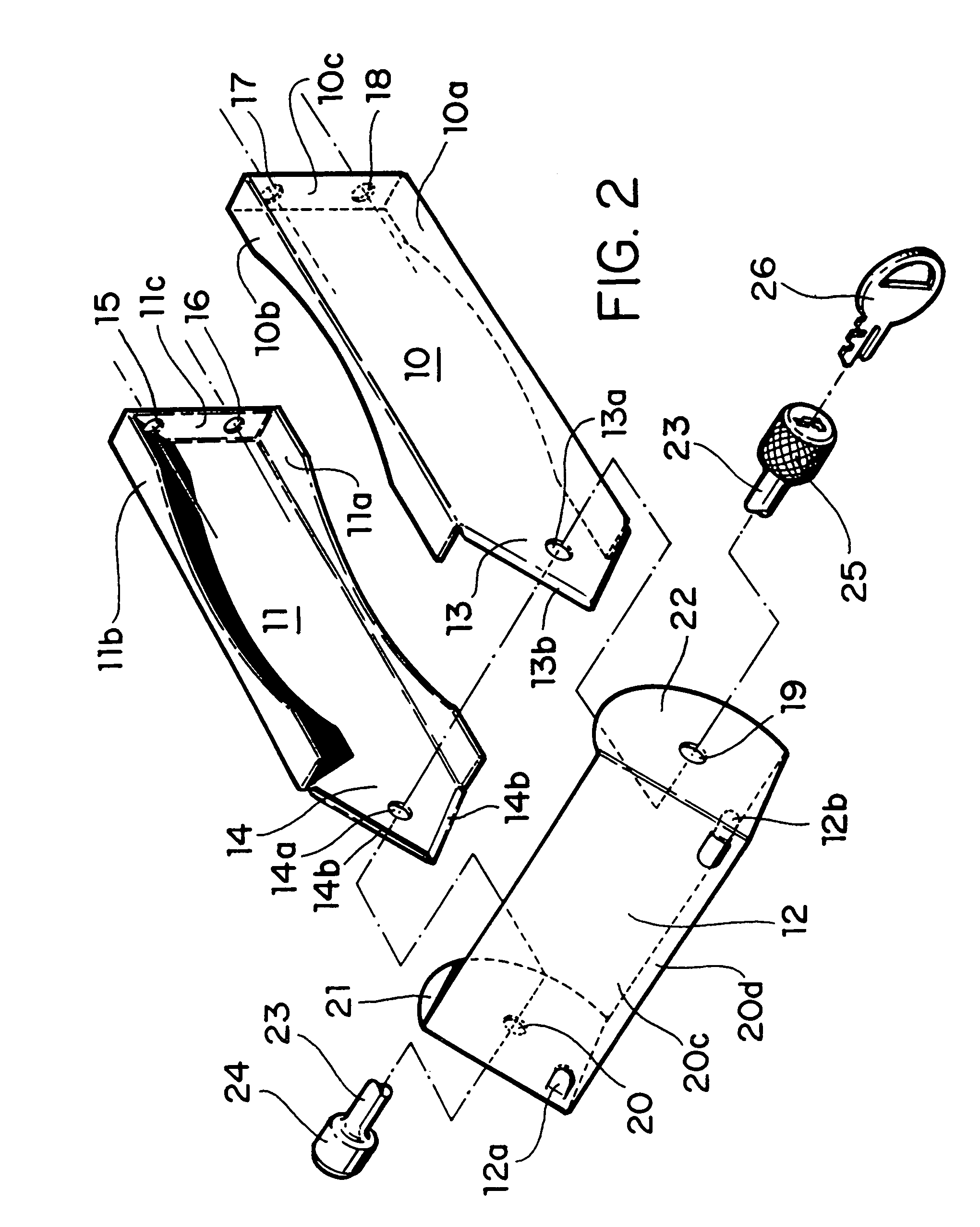 Preventive theft installation on a boat