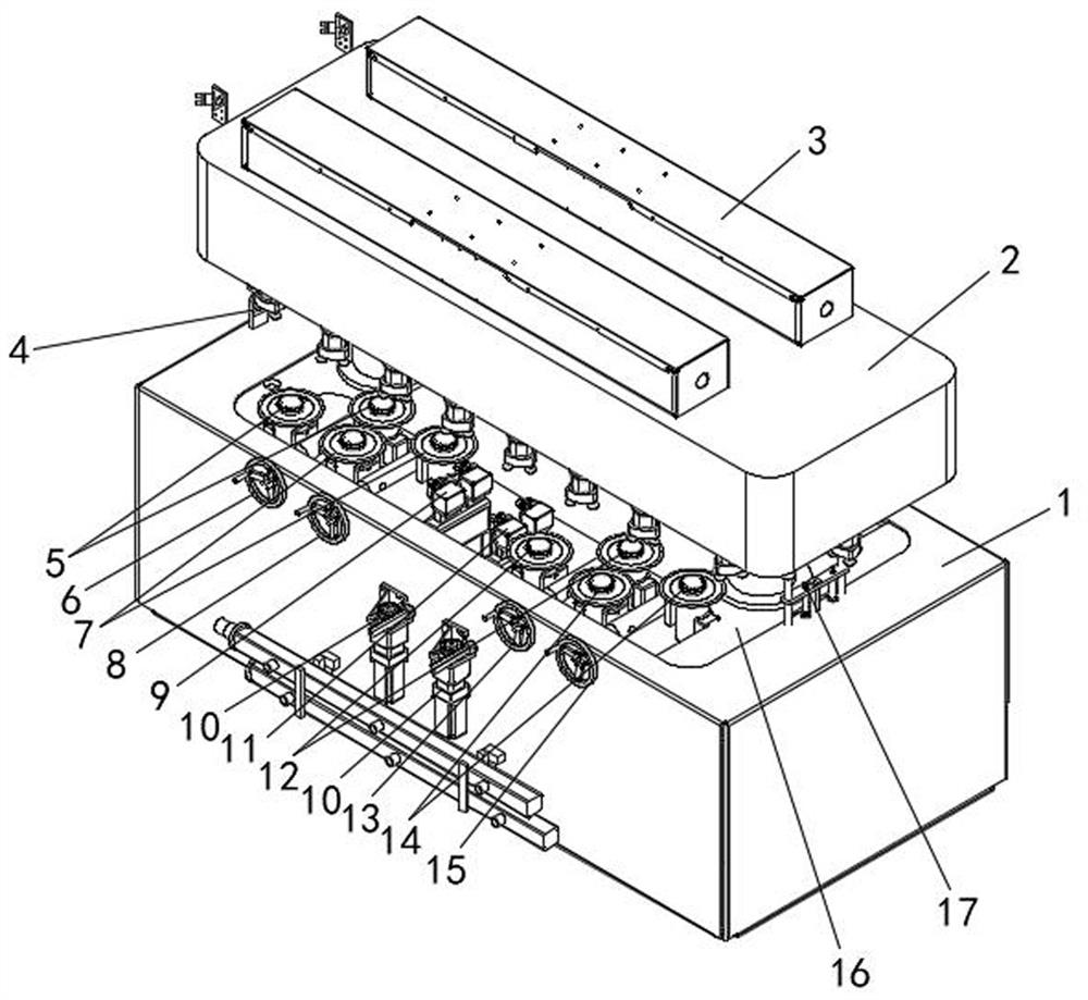 Double-station servo laser cracking-off flat grinding machine