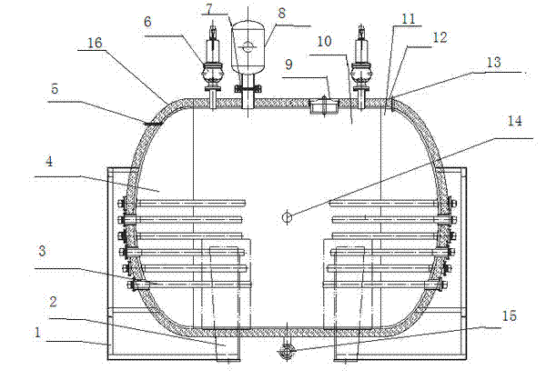 Resistance type electric heating hot water boiler