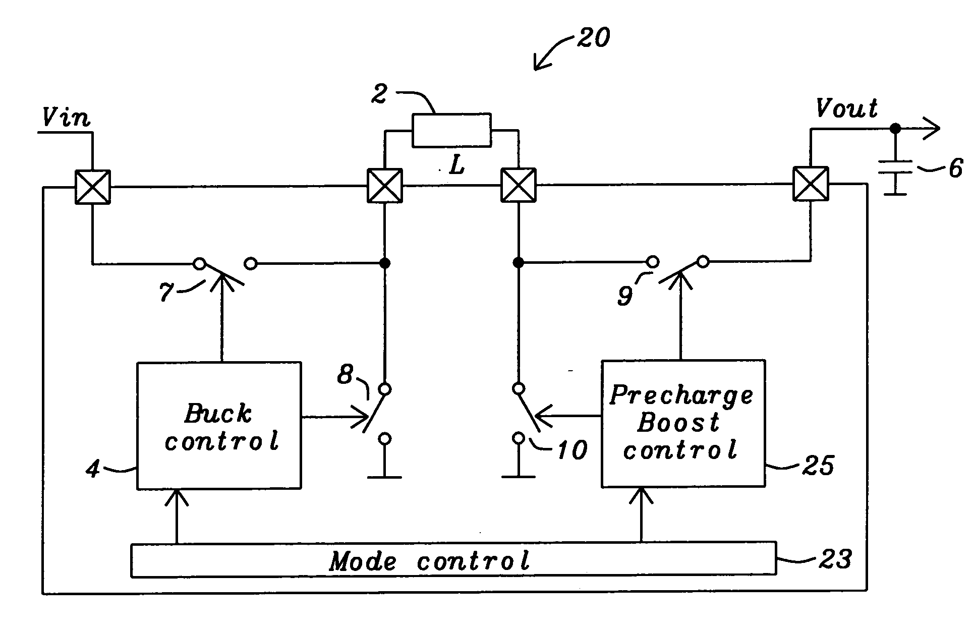 Buck converter with inductor pre-energizing