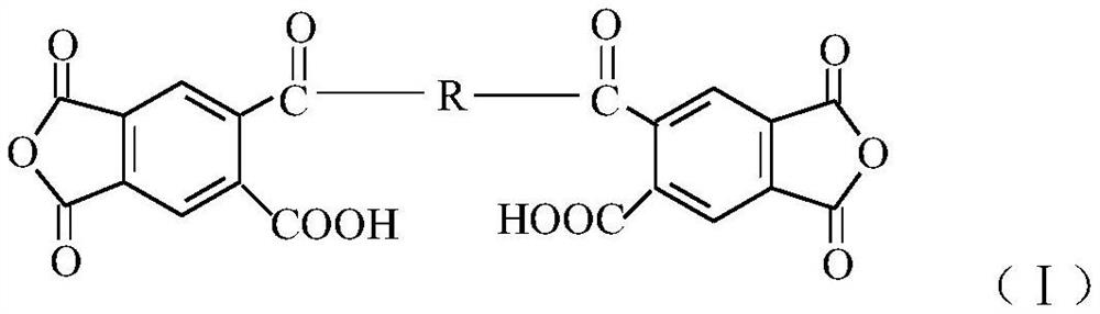 Coatings and coatings based on bridging dianhydride and poss hybrid epoxy resin