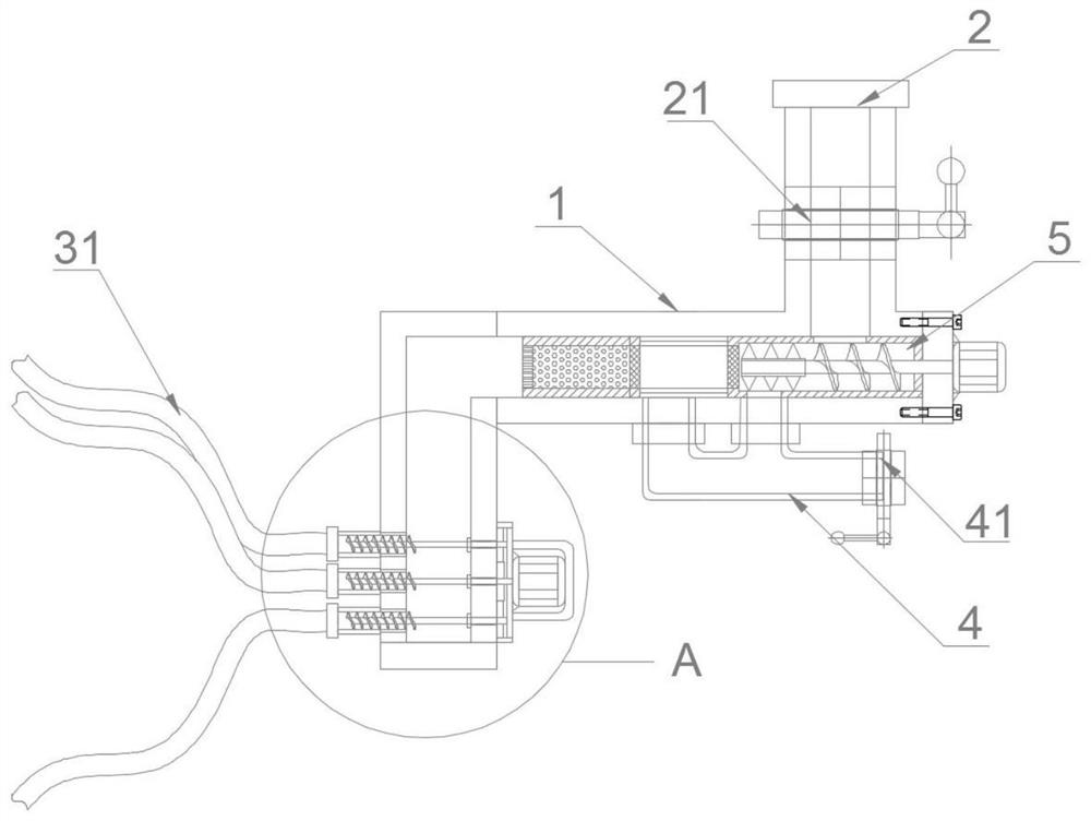 Water treatment valve pipe