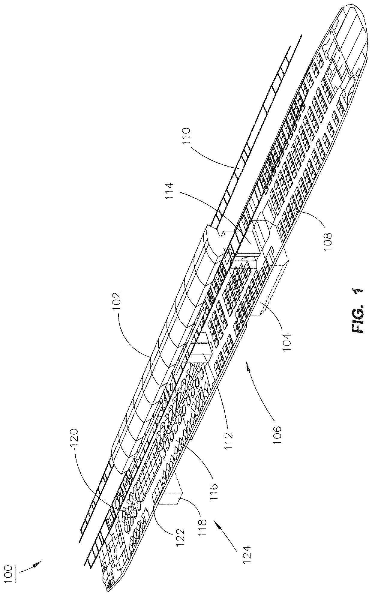 Aircraft suite including main cabin compartment and lower lobe rest compartment