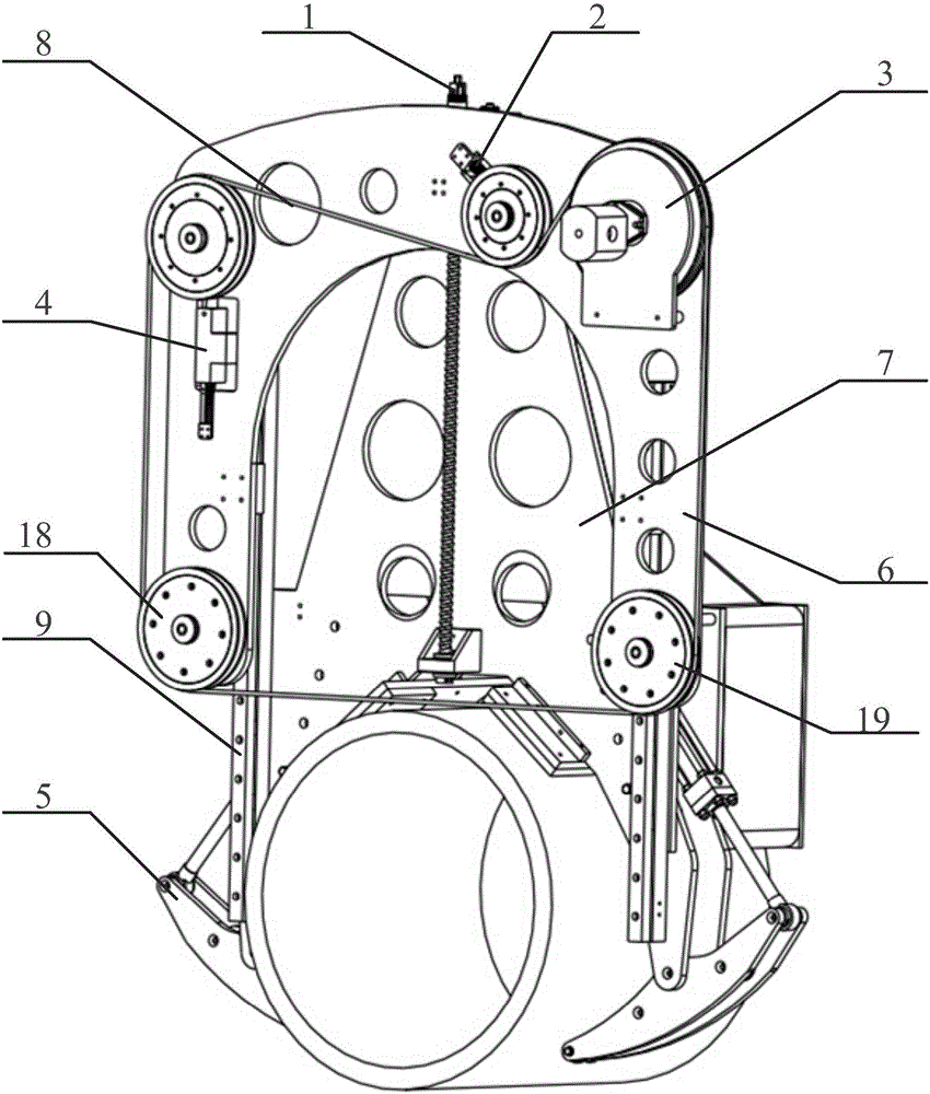 Deepwater diamond wire sawing machine