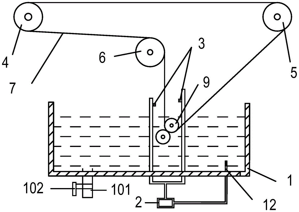 Filter cloth cleaning device for filter press