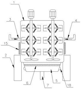 High-efficiency waste sulfuric acid treatment device and method