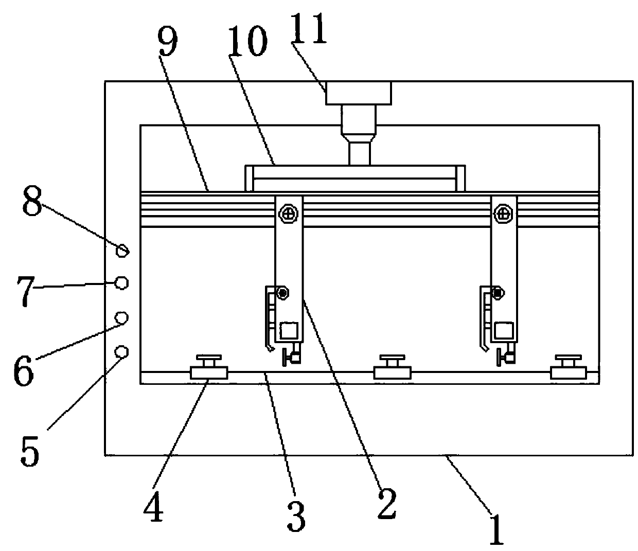 Automatic cutout device for mattress connection spring production