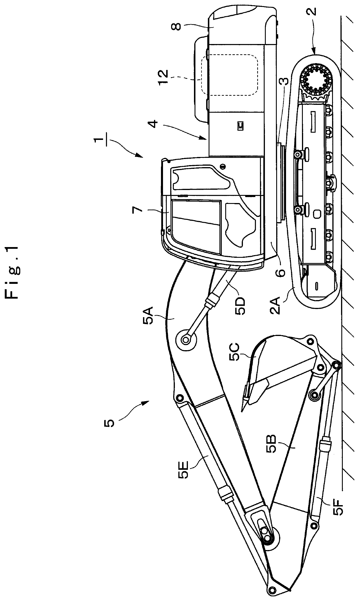 Hydraulic energy recovery apparatus for working machine