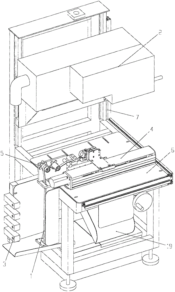 Fully automatic equipment for laser cutting of belt