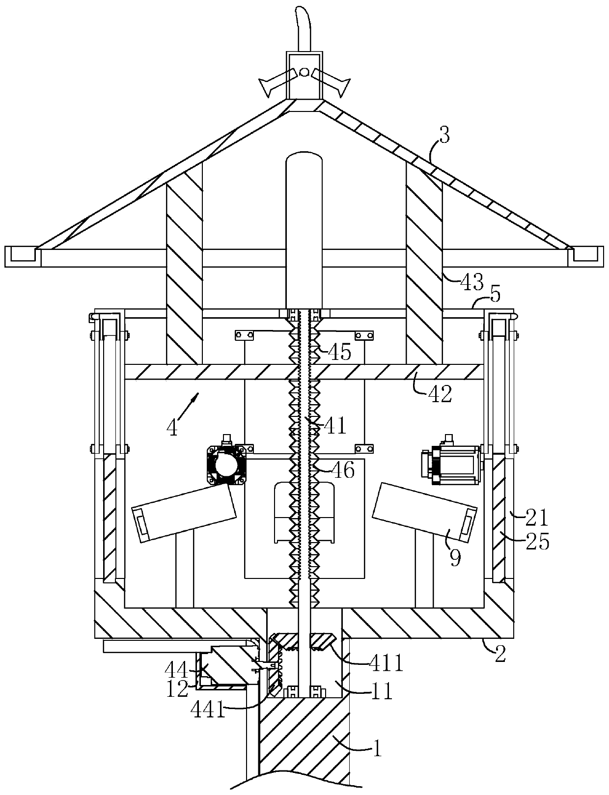 Engineering construction monitoring device based on Internet of Things