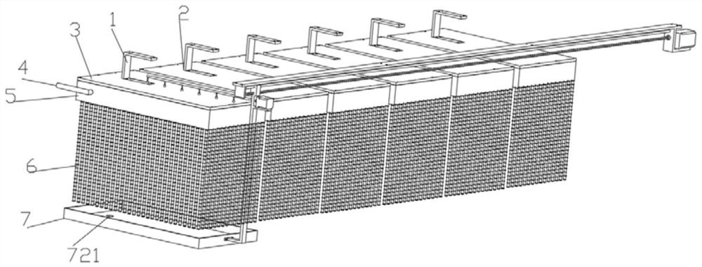 A kind of solid needle type water storage