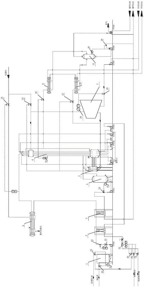 An mvr continuous evaporation system