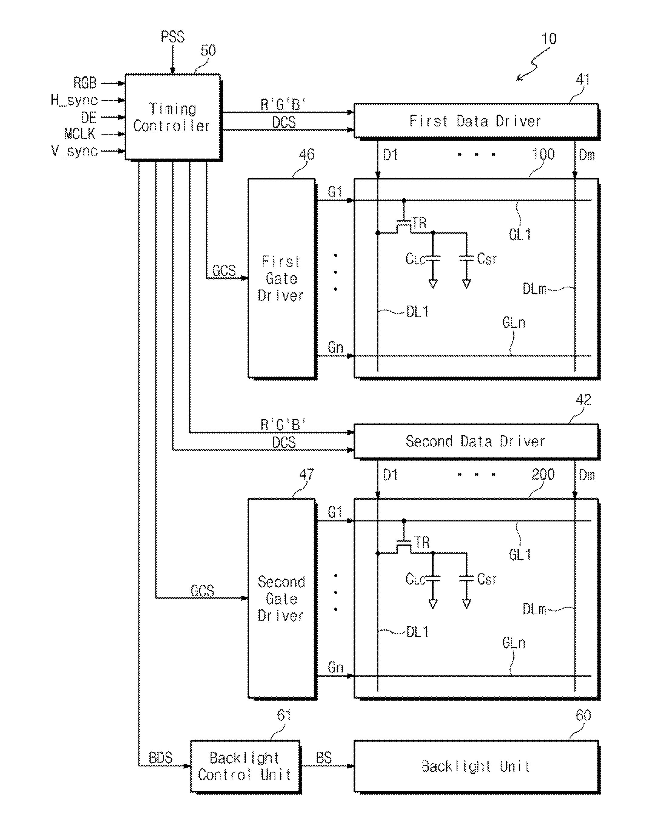 Display operable in both reflective and transmissive modes