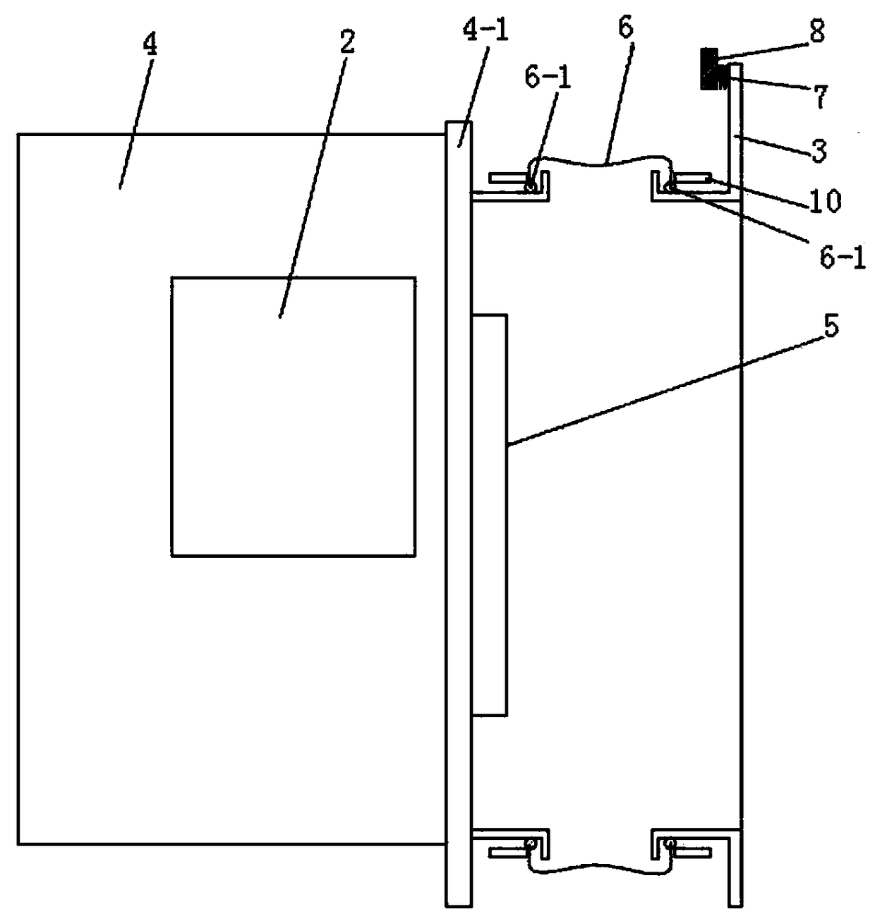 Accordion cover type sealing structure of double-door washing machine