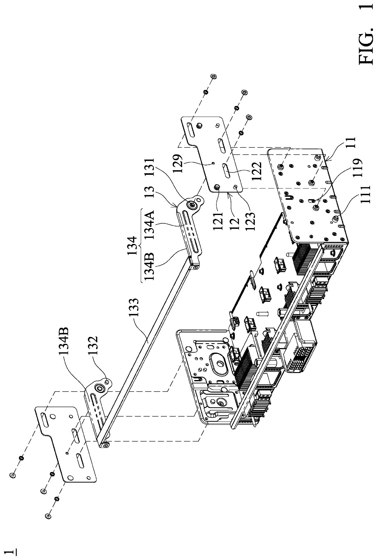 Electronic device and tray structure thereof