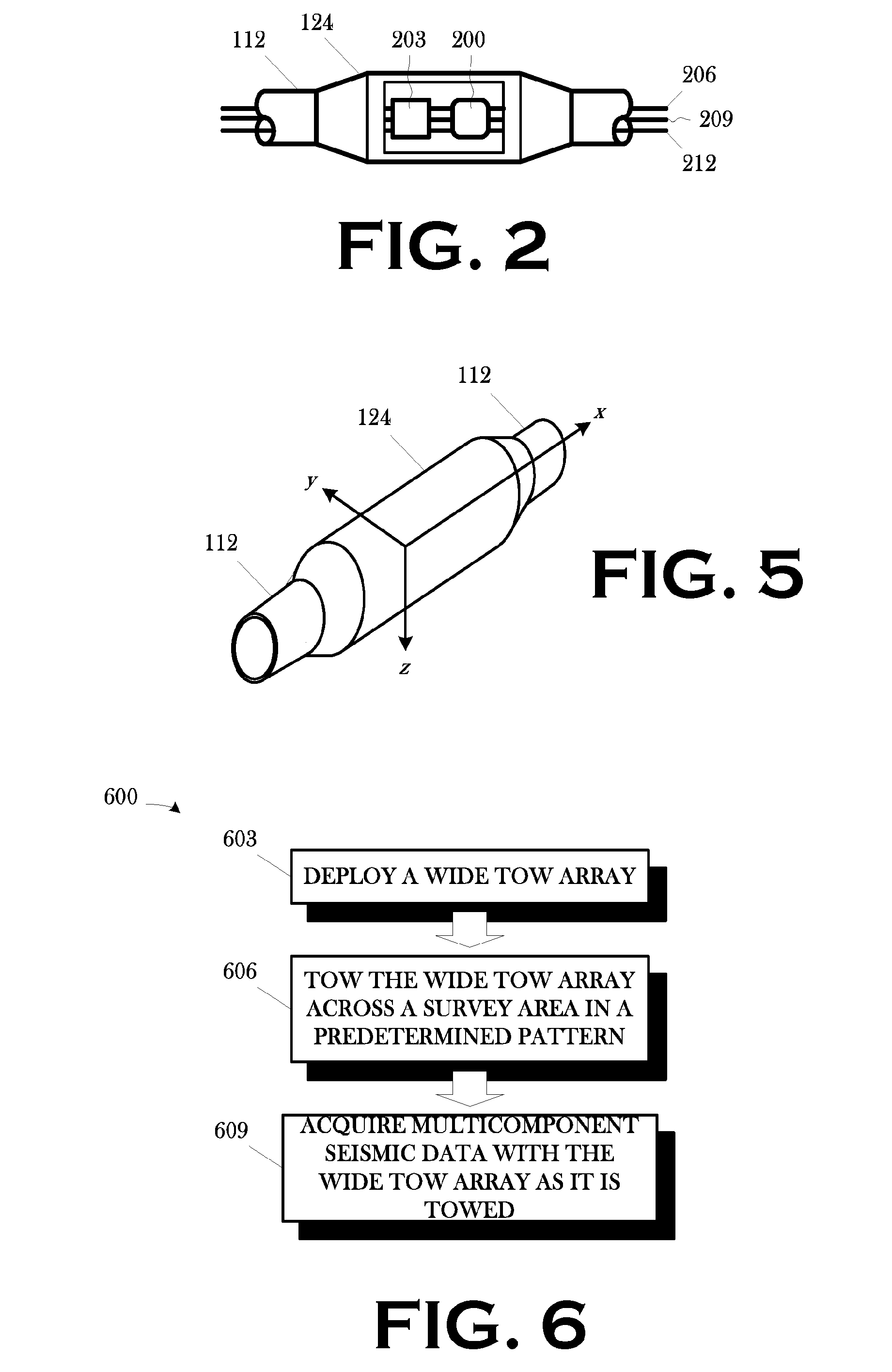 Wide tow enabled by multicomponent marine seismic cable