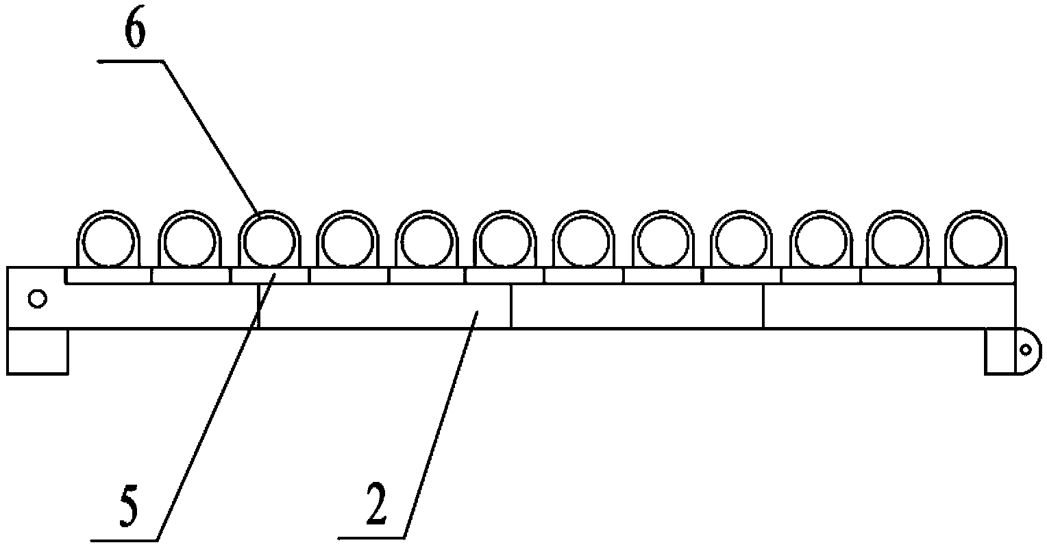 Intra-cavity mounting rack of inside deviation rectifying device