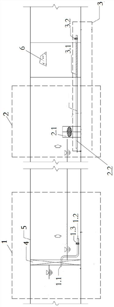 Integrated 'leading-blocking-guiding' multifunctional temporary ecological drainage device and method