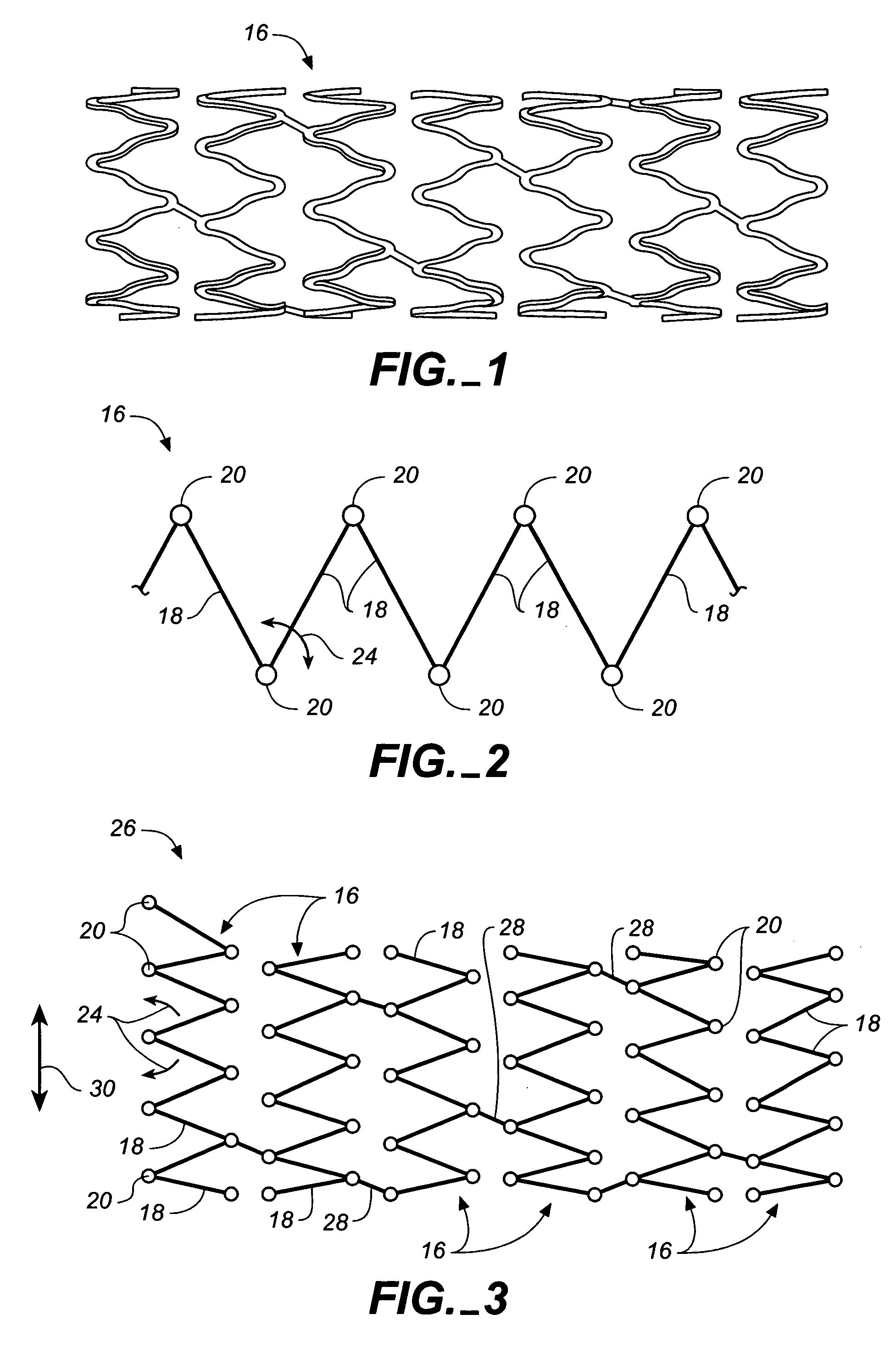 Deformation medical device without material deformation