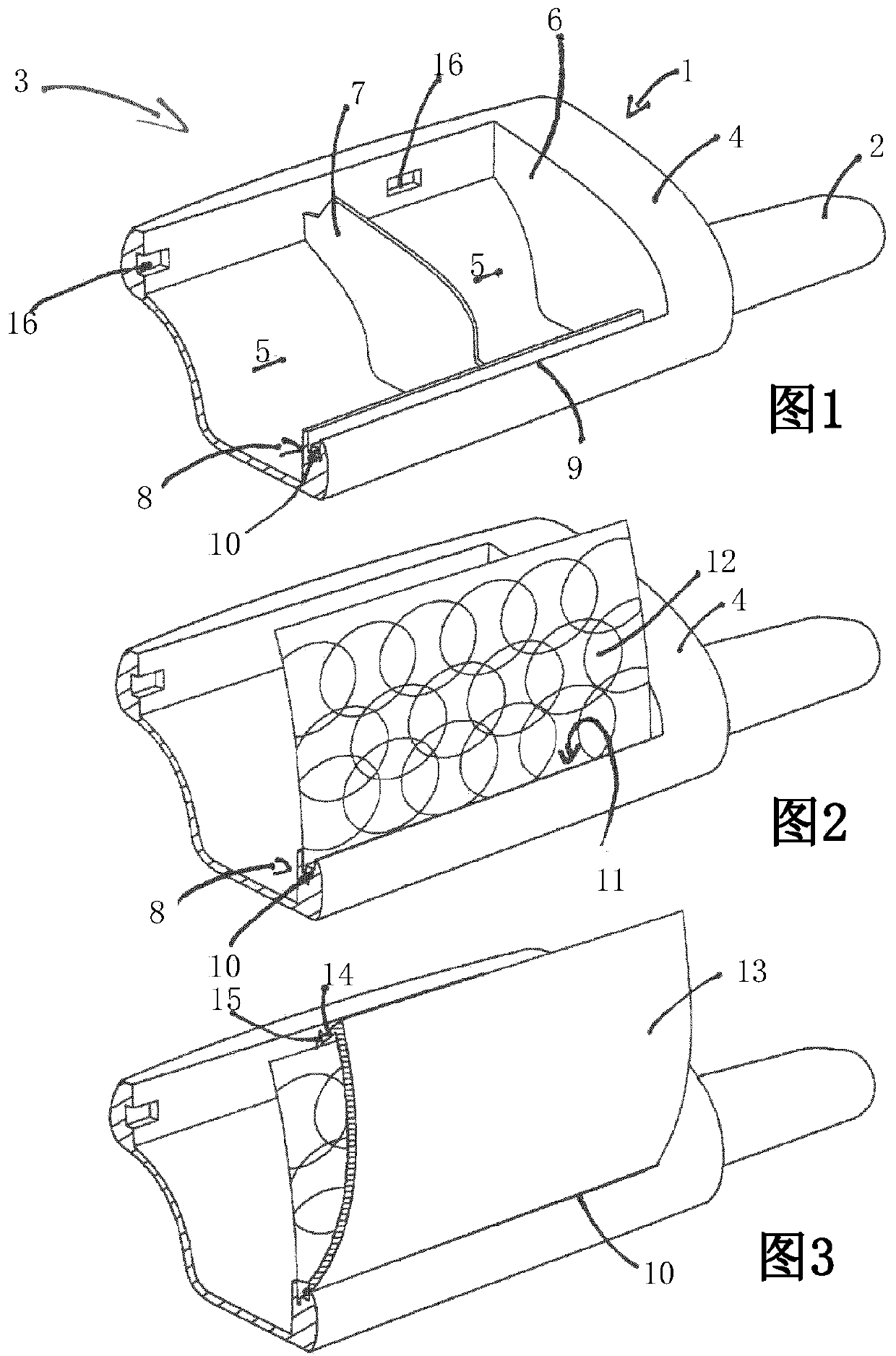 Display element for displaying information on the push handle