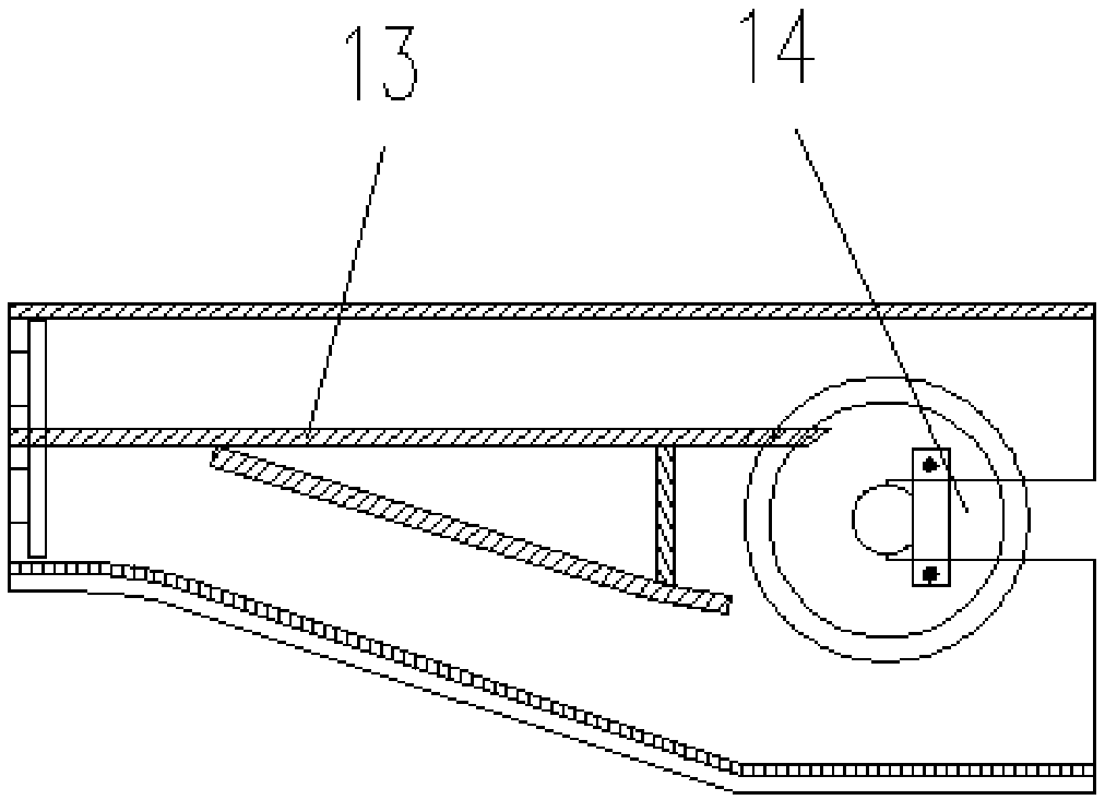 Cable clamp dragging device of coal cutter