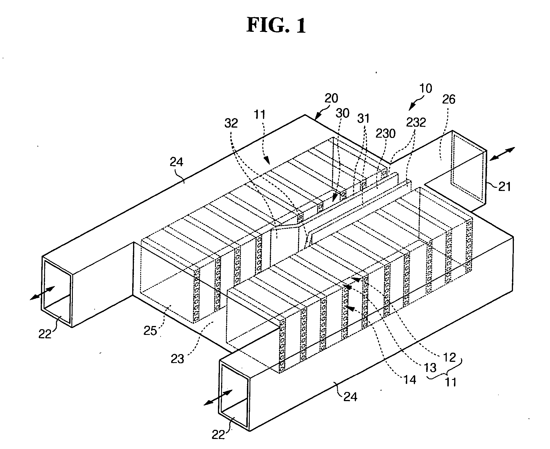 Battery module having improved cooling efficiency