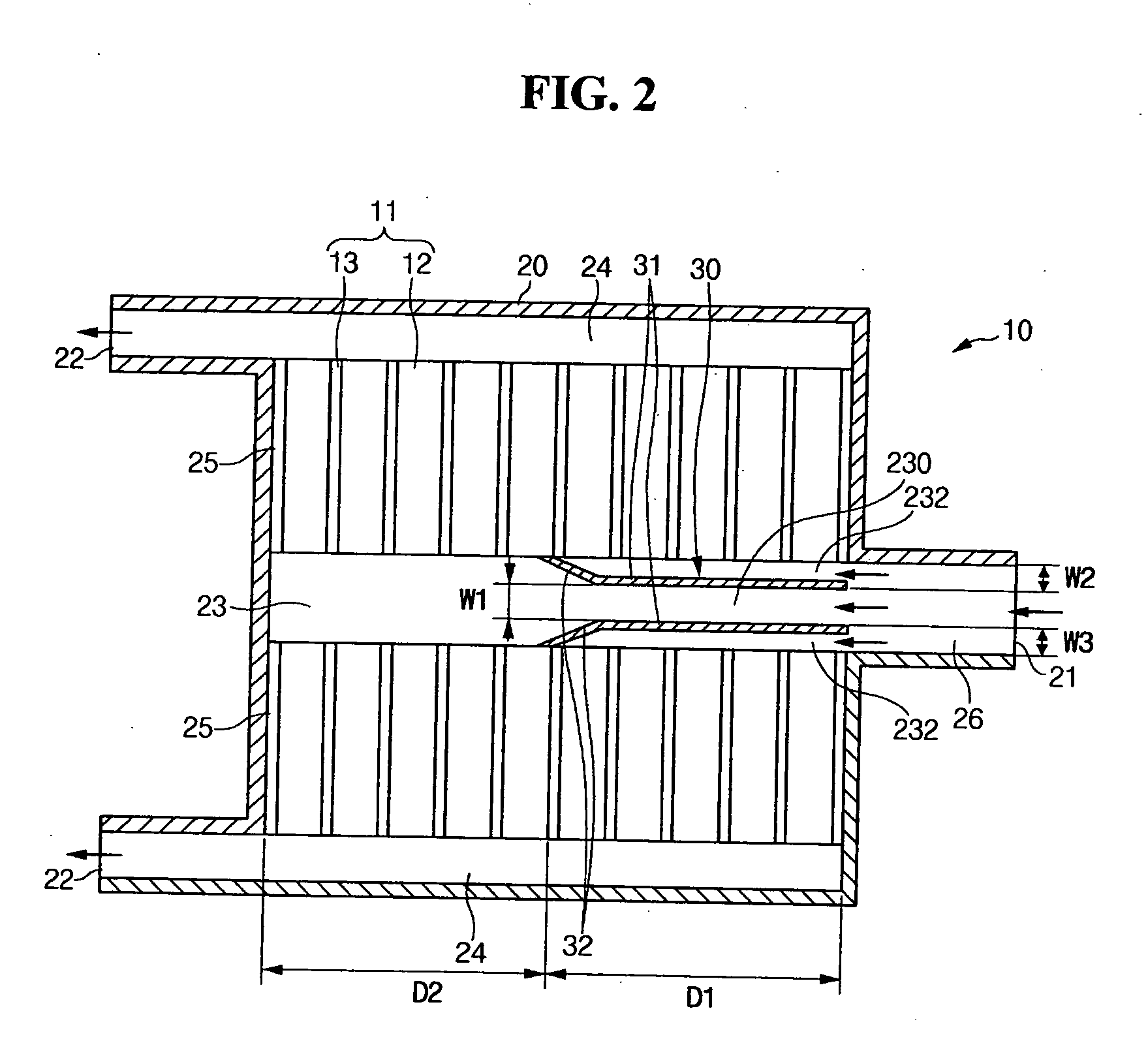 Battery module having improved cooling efficiency