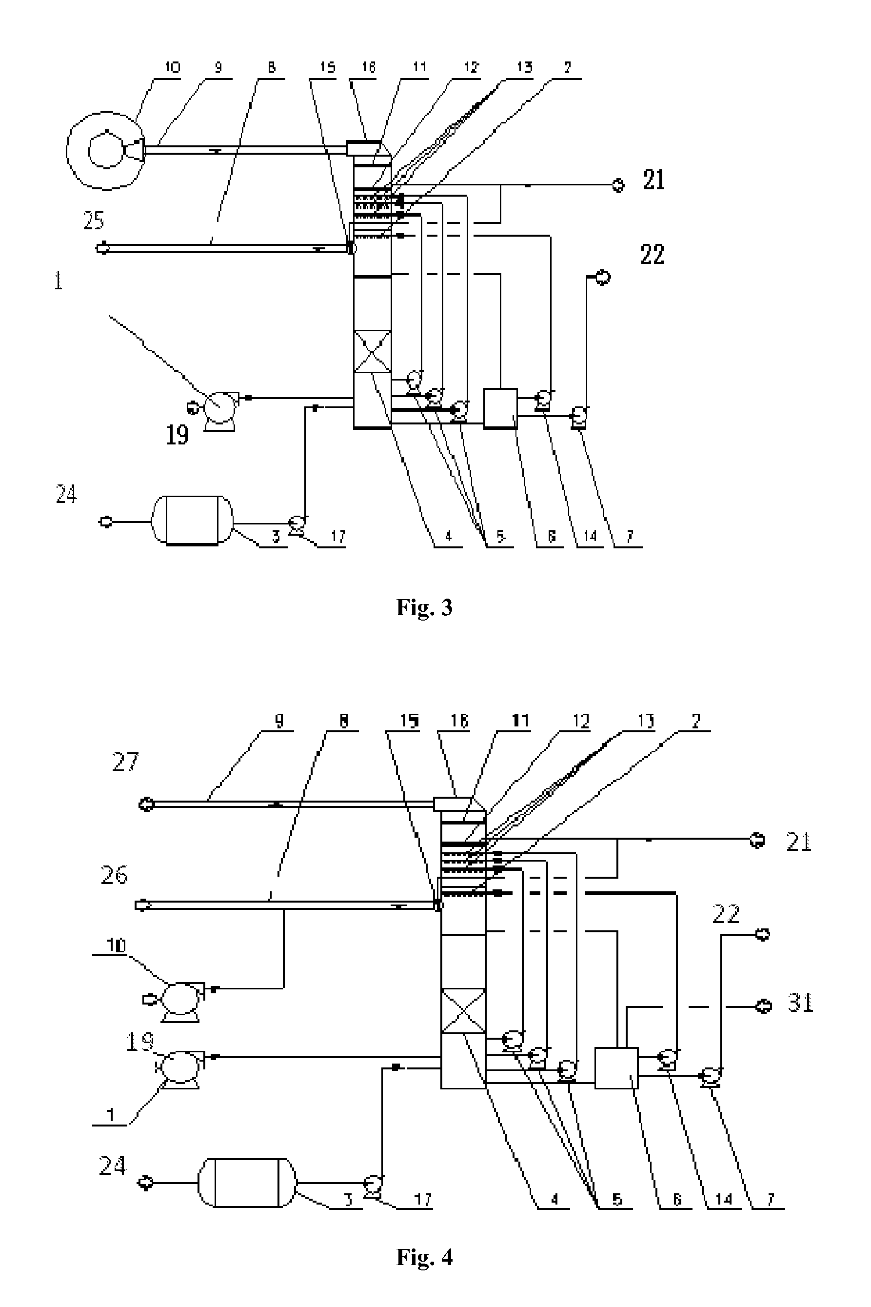 Flue gas-treating method and apparatus for treating acidic tail gas by using ammonia process