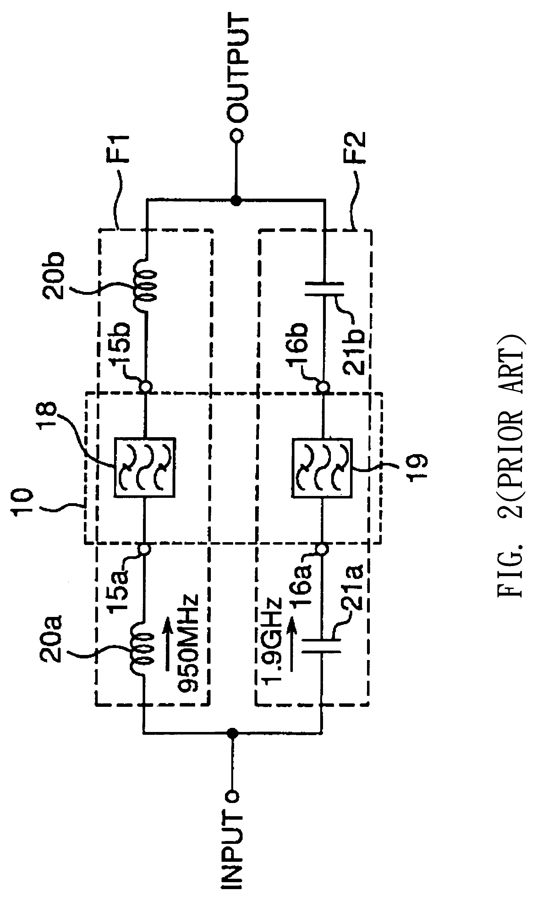 Dual-band bandpass filter