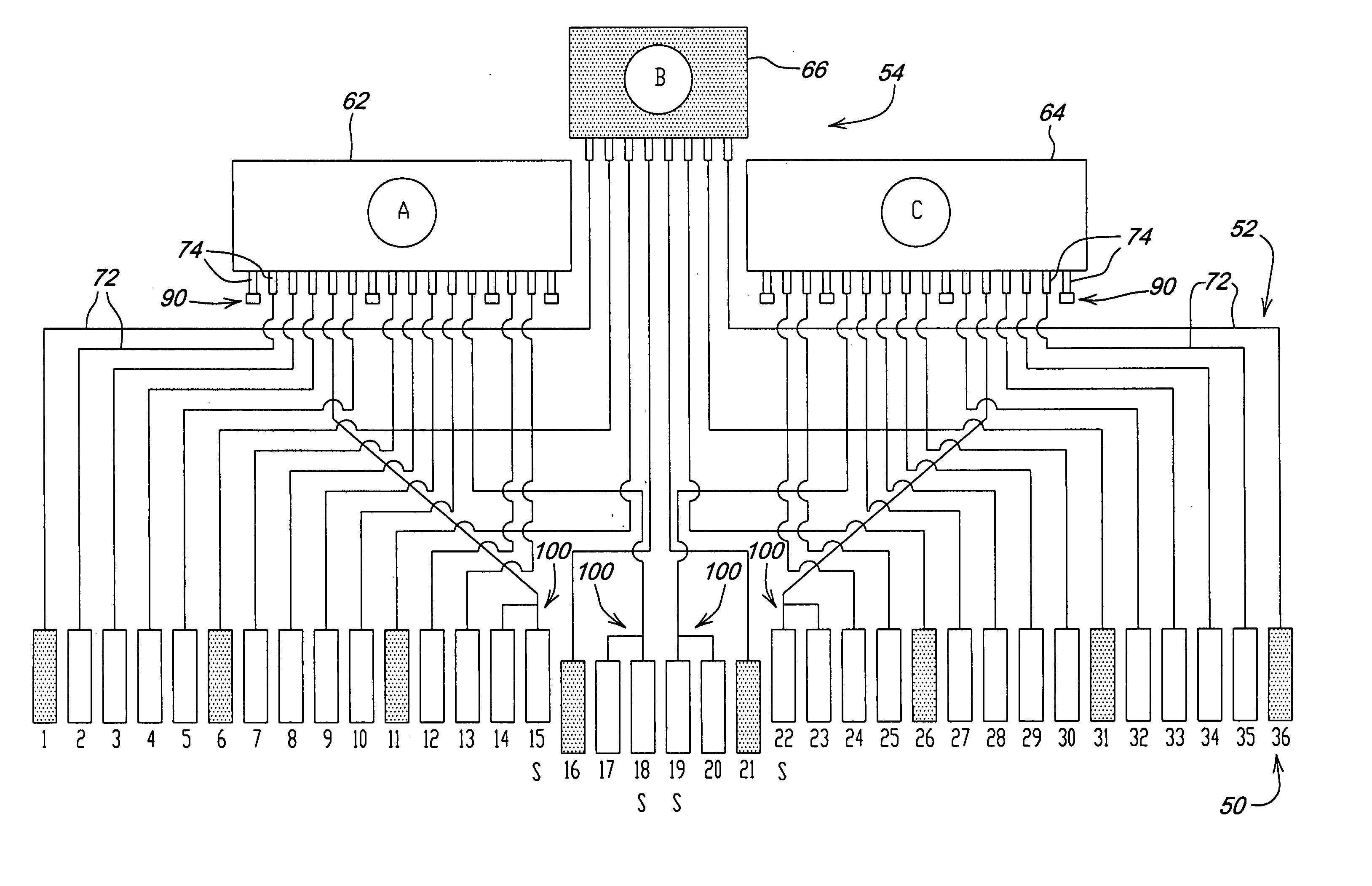 Seed hopper and routing structure for varying material delivery to row units