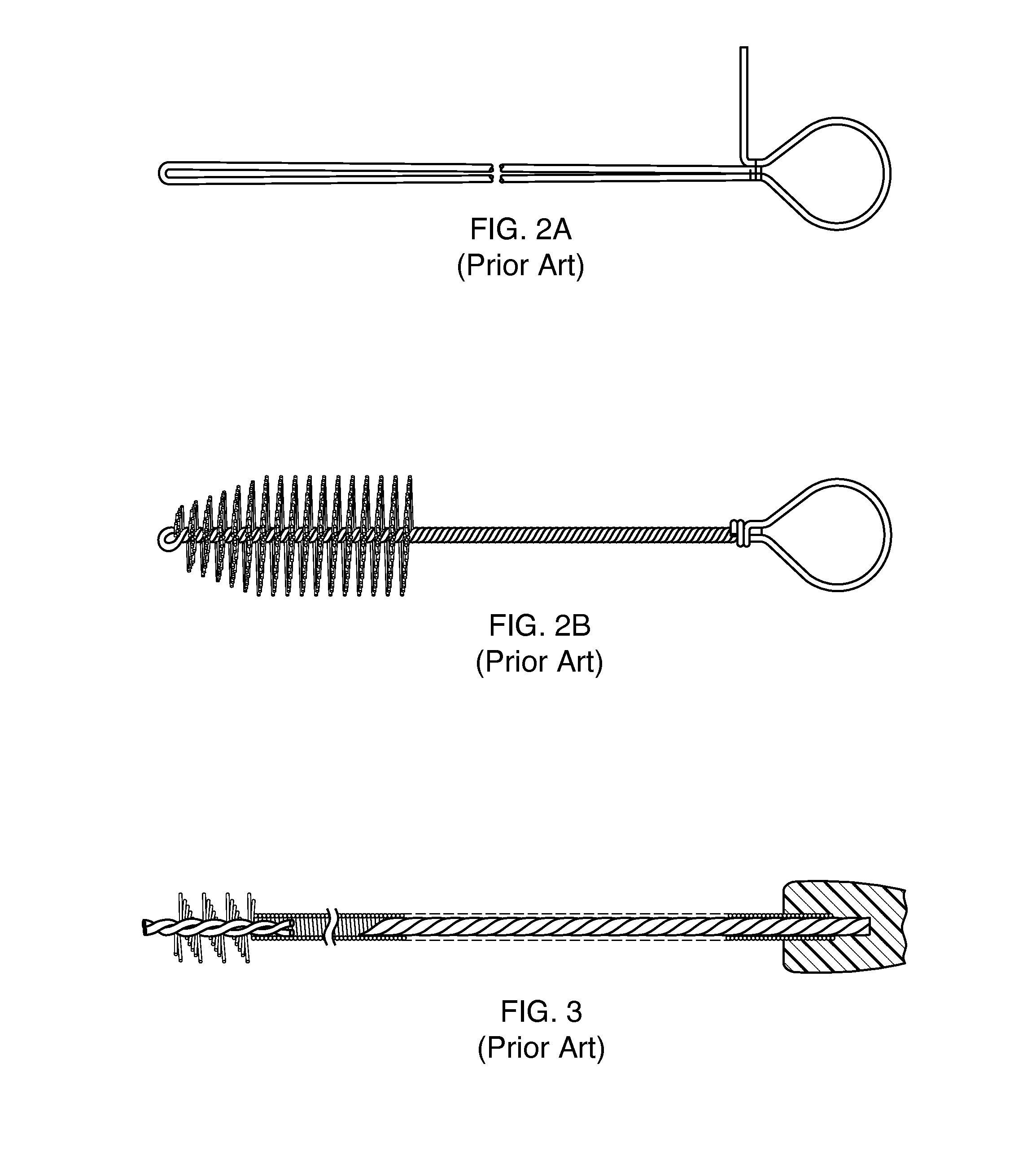 Homogeneous core wire protective cleaning tip