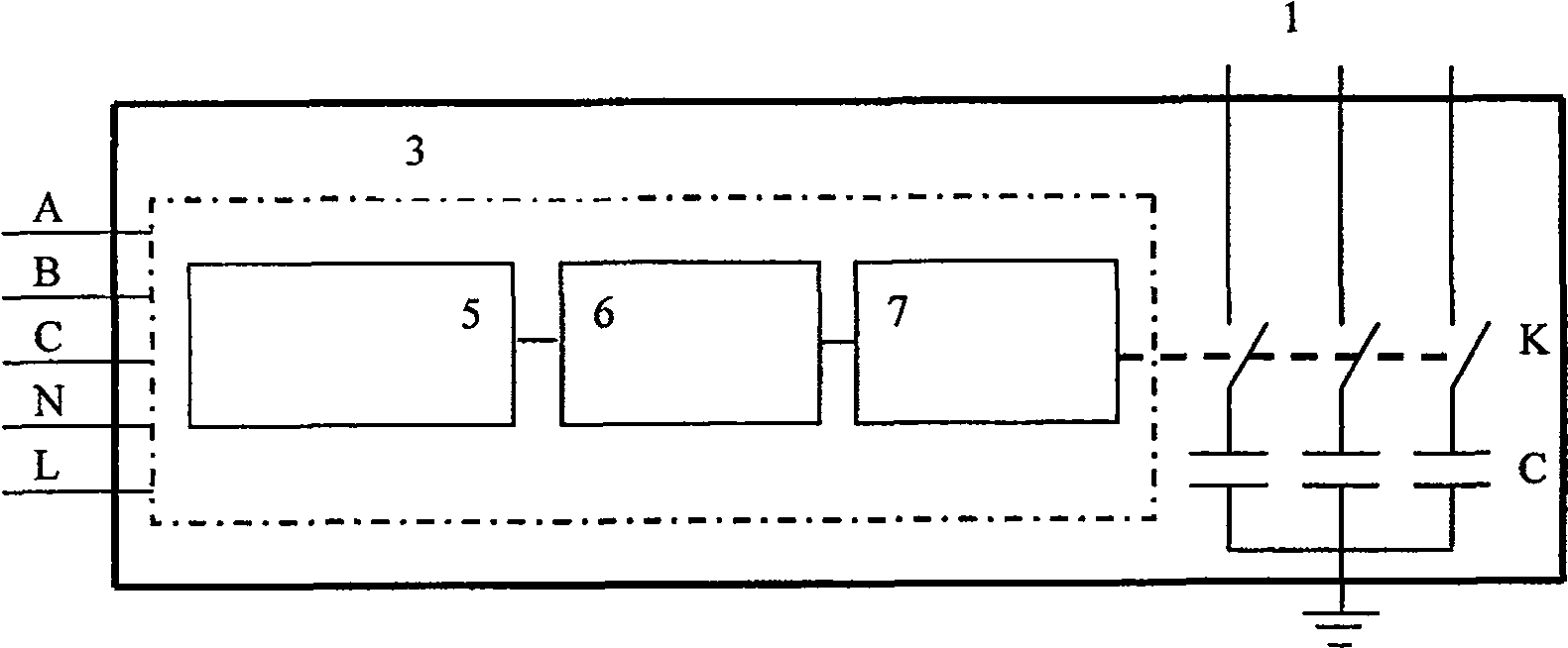 Stable status zero-sequence current increase and assistance device and method