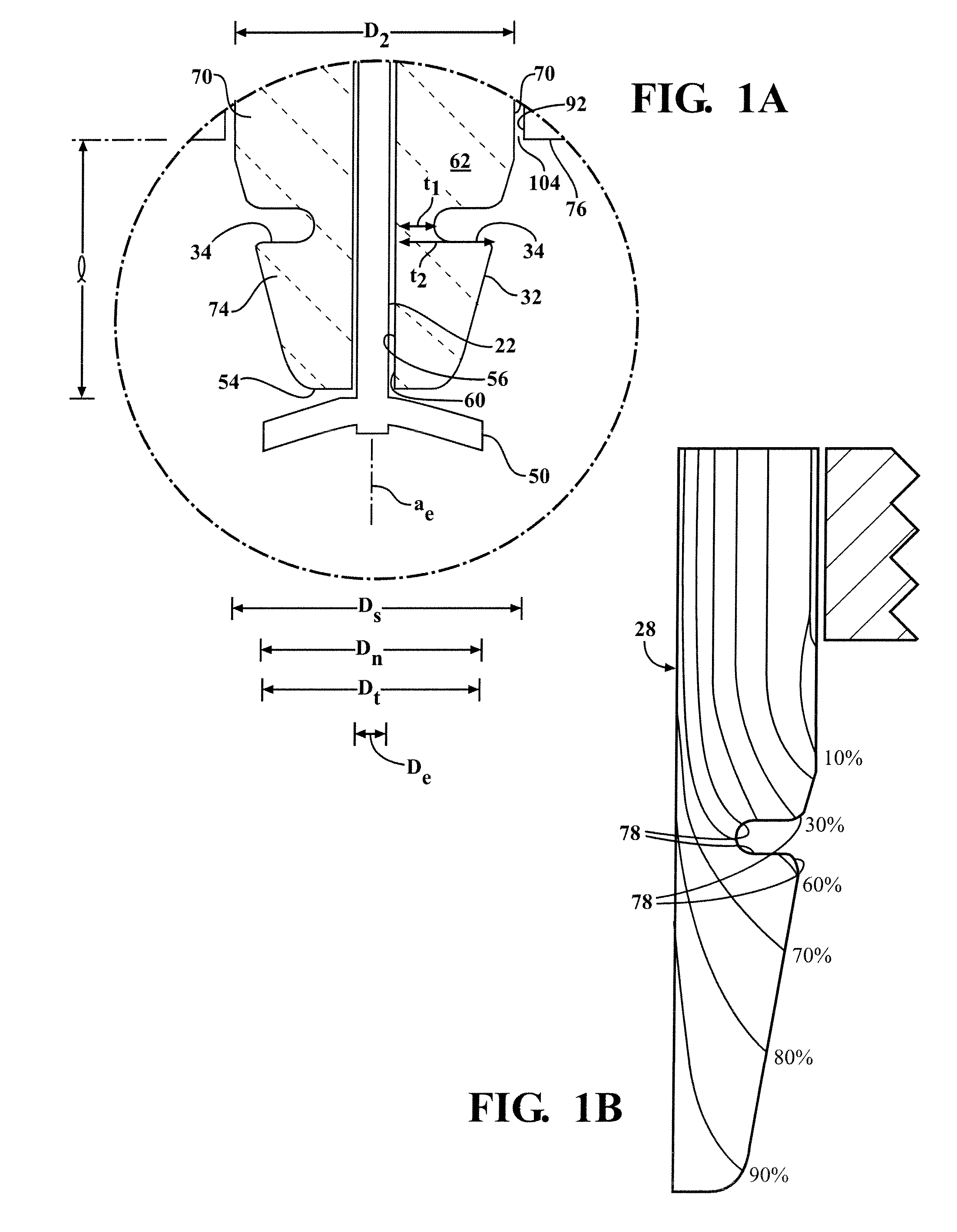 Corona igniter having shaped insulator