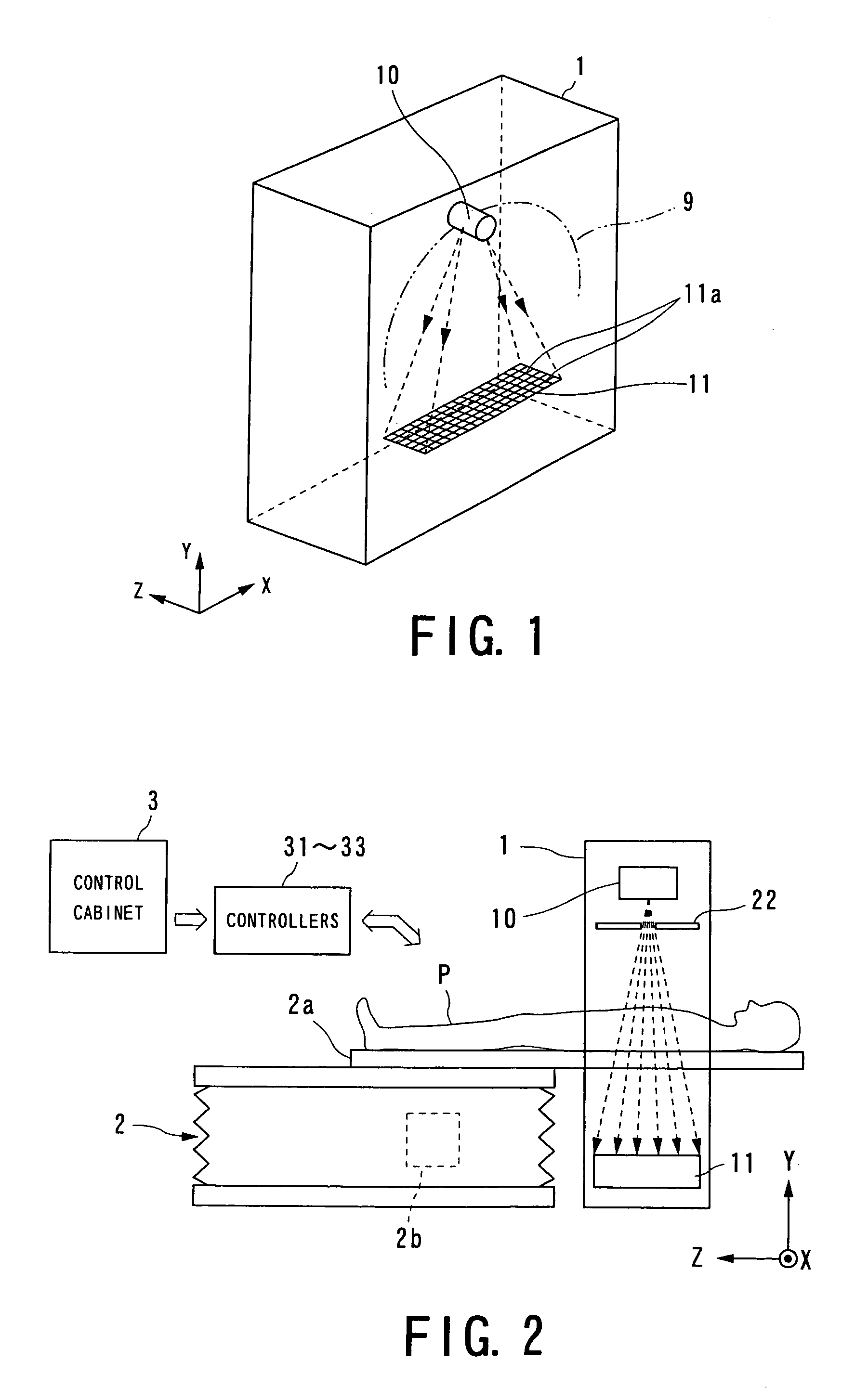 Cone beam type of x-ray CT system for three-dimensional reconstruction