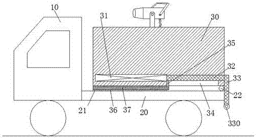 Agricultural chemicals spraying device for municipal landscapes