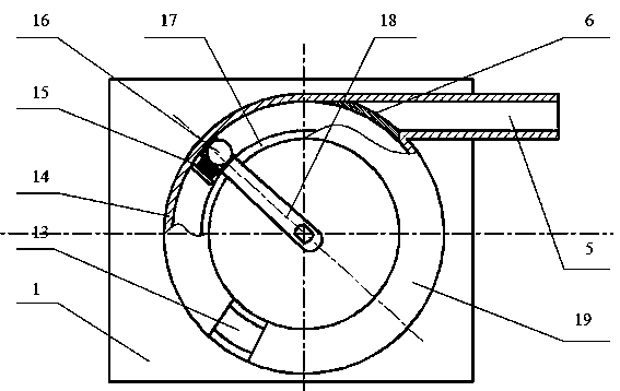 High-speed ejection device for steel ball