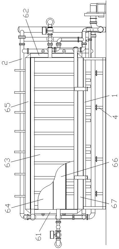 Foam plane-making machine capable of feeding air at two ends