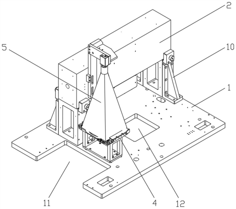 Full-automatic wafer splitting equipment based on visual pre-correction positioning