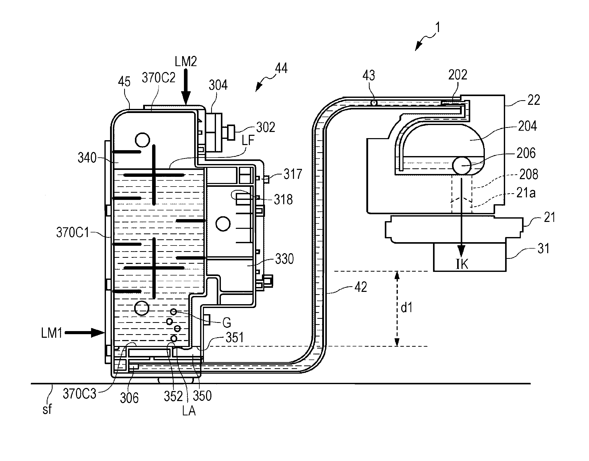 Ink jet ink set and ink jet recording system