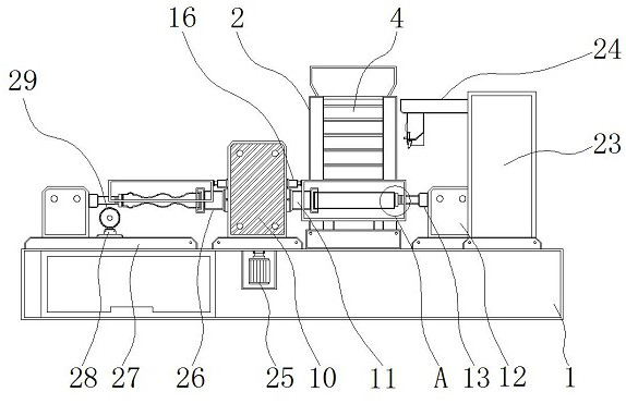 Turning and grinding all-in-one machine with protection structure for numerical control machining