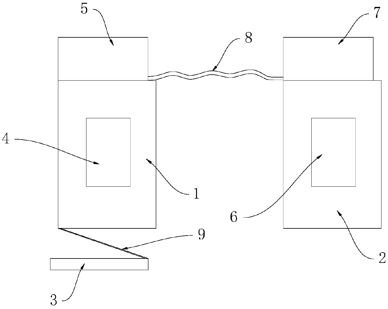 Folded-type wireless ring mouse bringing convenience to typewriting