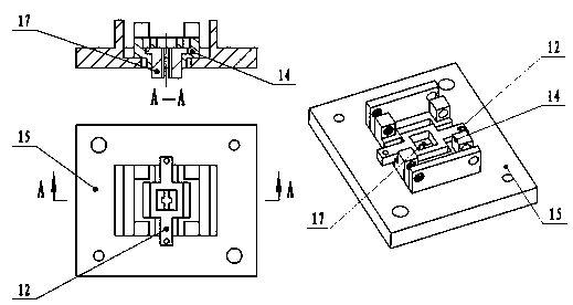 Multi-scale precision micro deep drawing die allowing real-time forming detection of ultrathin plates