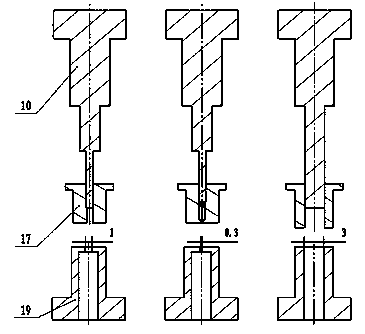 Multi-scale precision micro deep drawing die allowing real-time forming detection of ultrathin plates