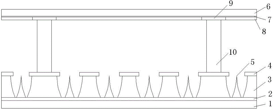 Liquid crystal display-field emission display (LCD-FED) double-screen structure high-dynamic display system