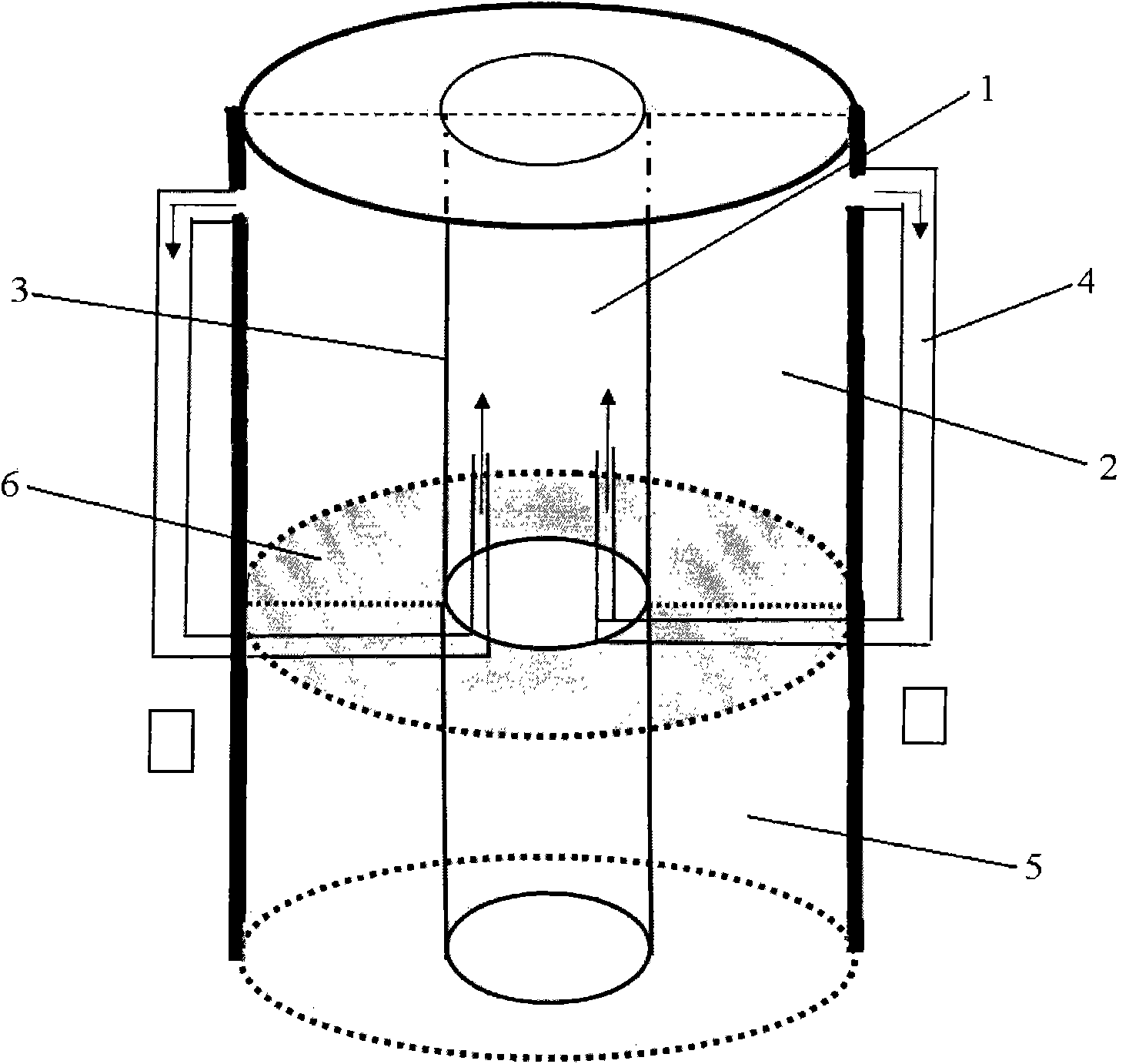 Self-combustion biomass char production furnace