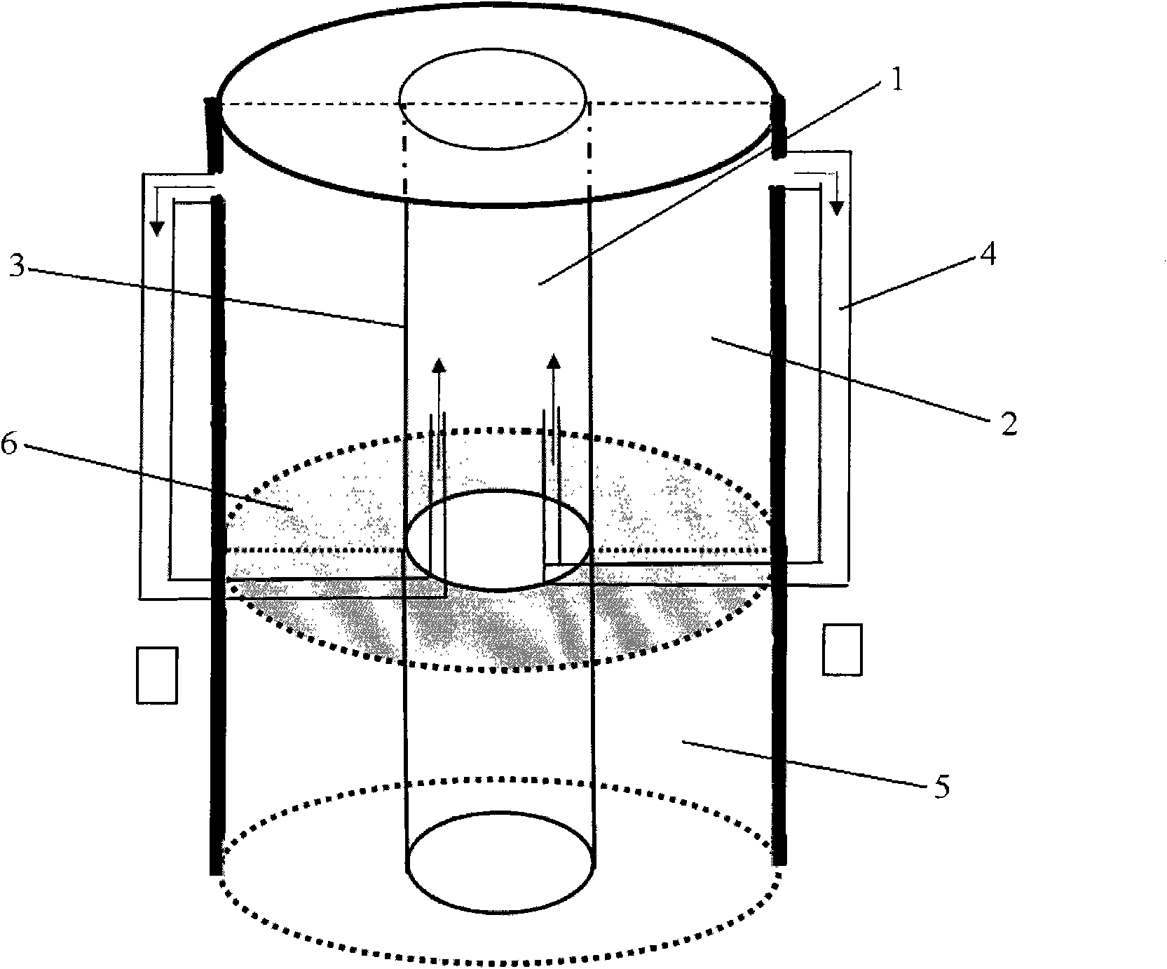 Self-combustion biomass char production furnace