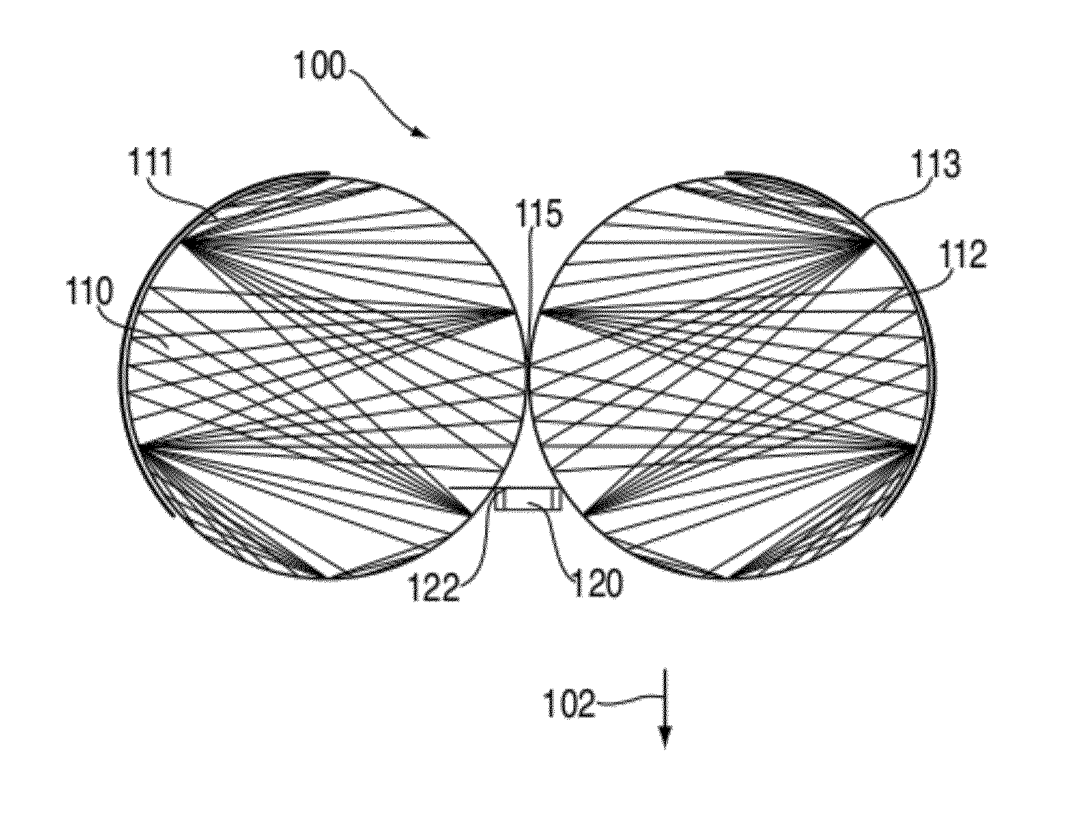 Extruded wide angle lens for use with a LED light source