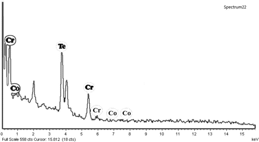 Cr-based chalcogenide hard magnetic nanomaterial